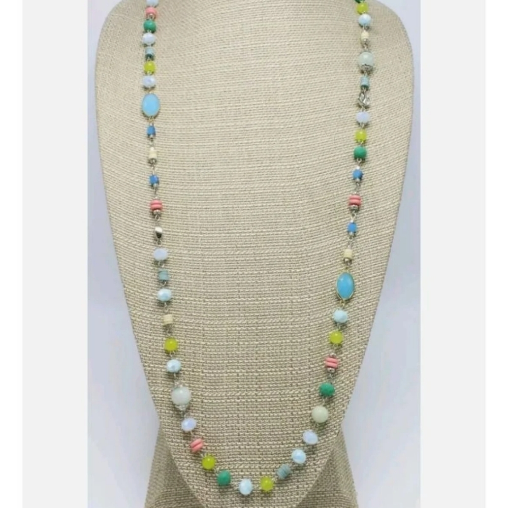New Christopher & Banks beautiful pastel spring colors necklace